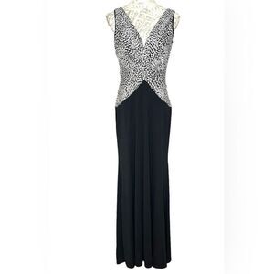 J. Ribkoff Couture Vintage Evening Maxi Gown Dress 10